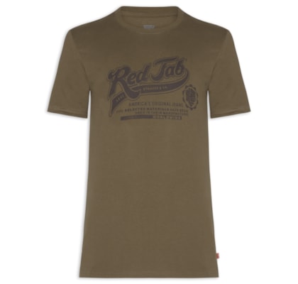 Camiseta Masculina Com Estampa E Gola Tradicional - Marrom