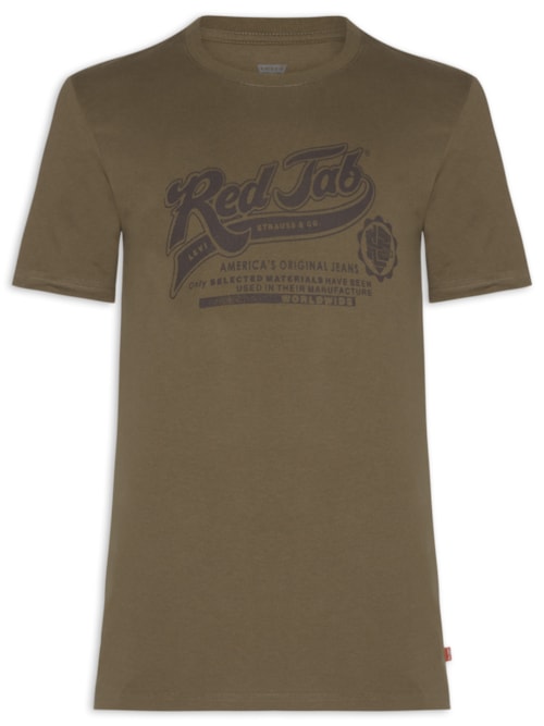 Camiseta Masculina Com Estampa E Gola Tradicional - Marrom