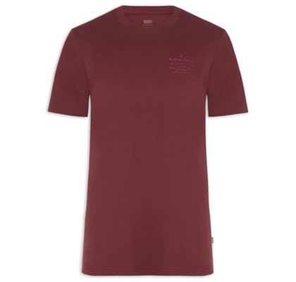 Camiseta Masculina Com Estampa - Vermelho
