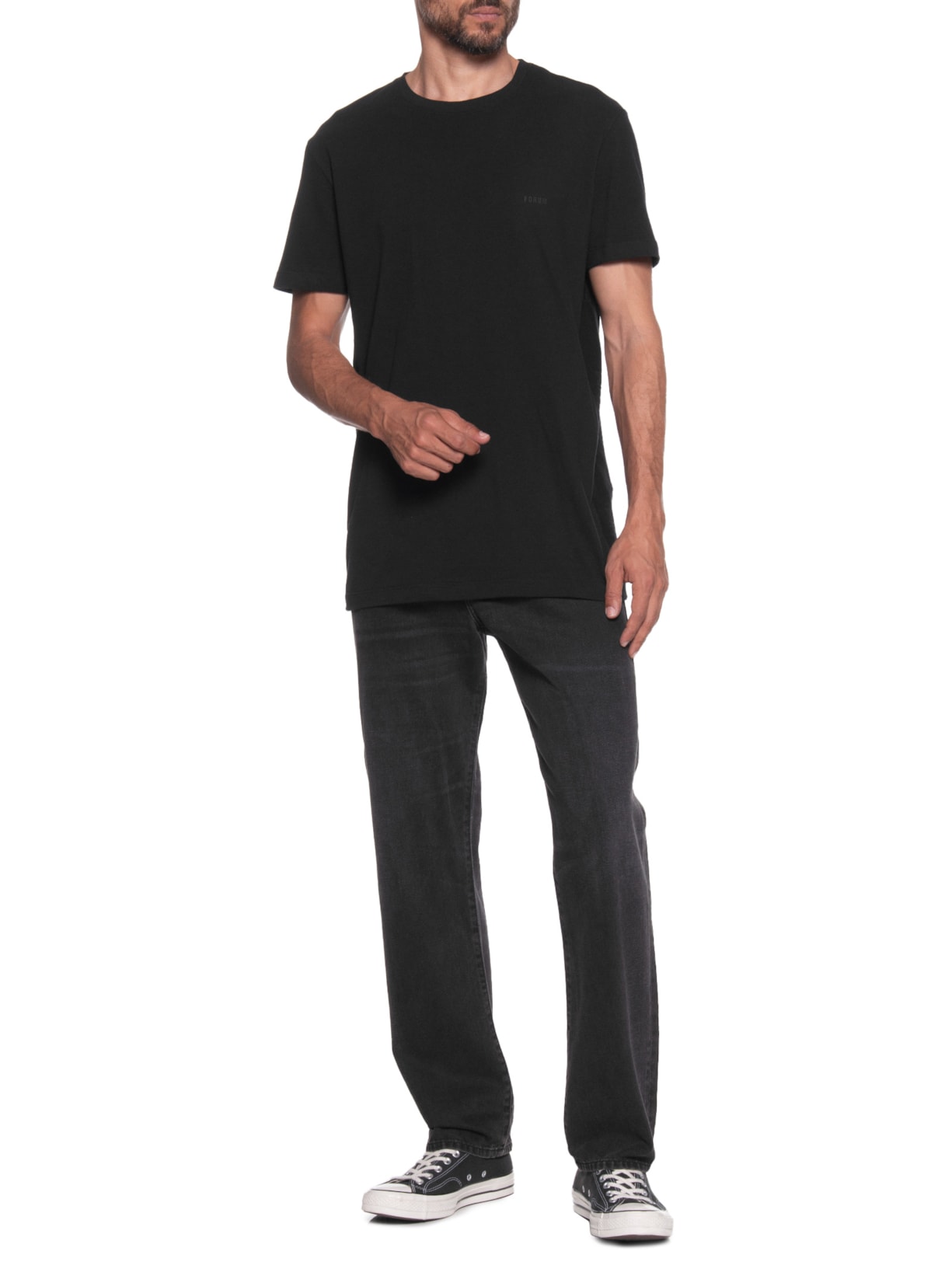 Camiseta Masculina Com Nome Preto Forum