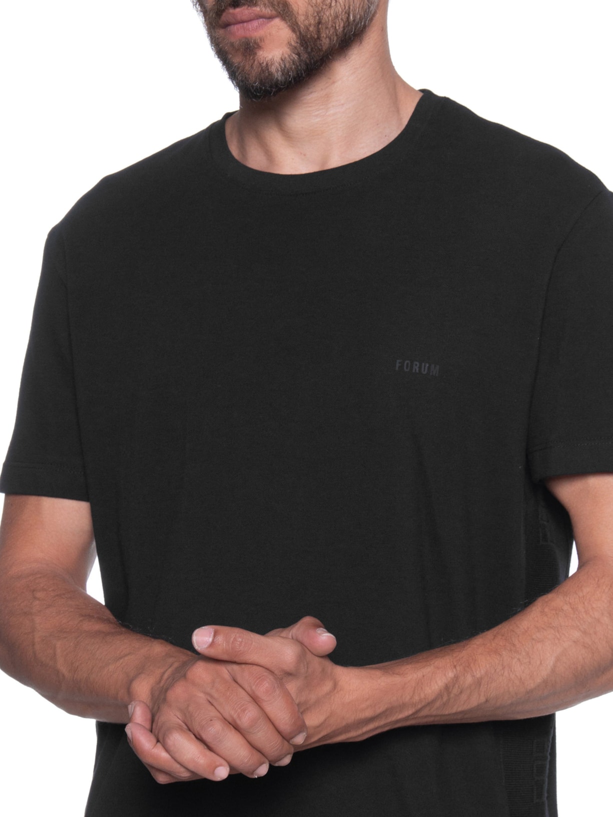 Camiseta Masculina Com Nome Preto Forum