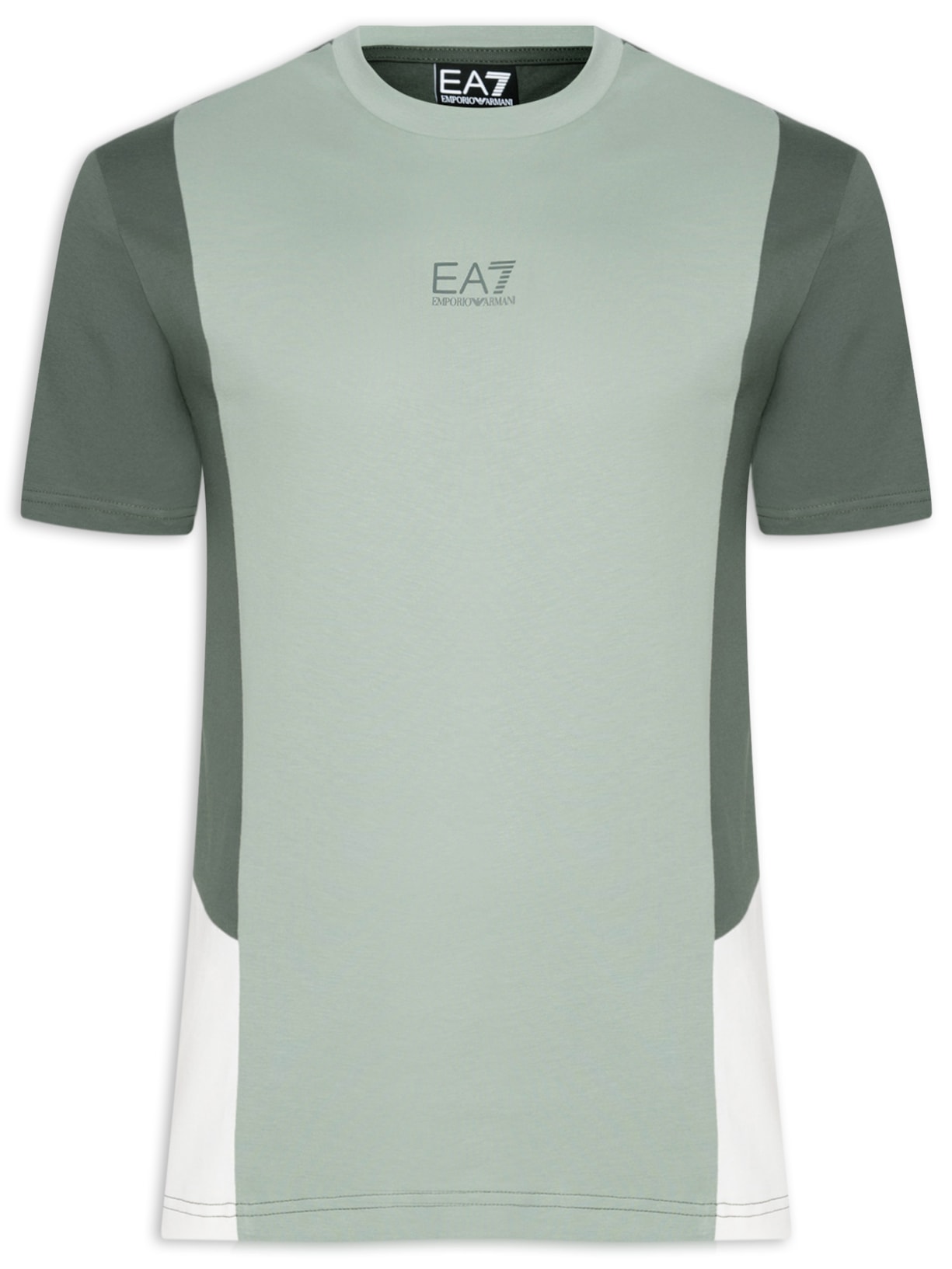 Camiseta Masculina com Recortes - Verde