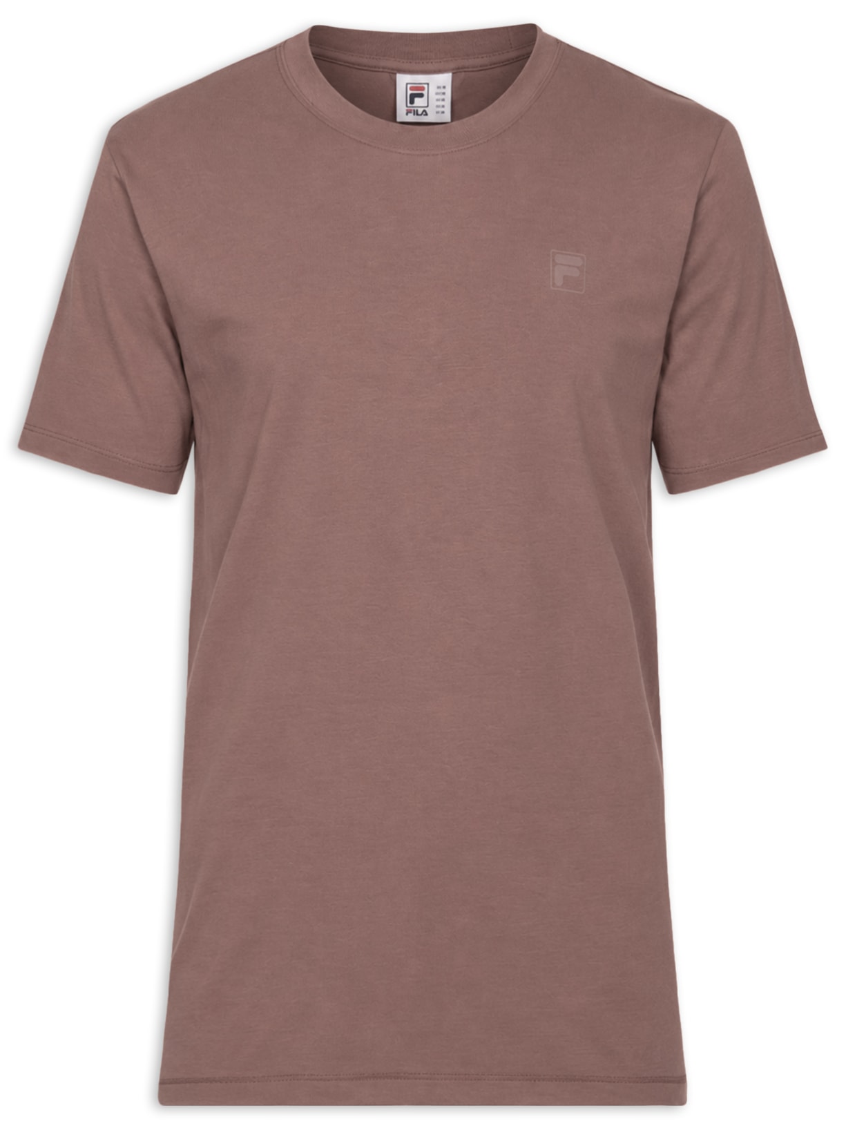 Camiseta Masculina Comfort Classic Marrom Fila