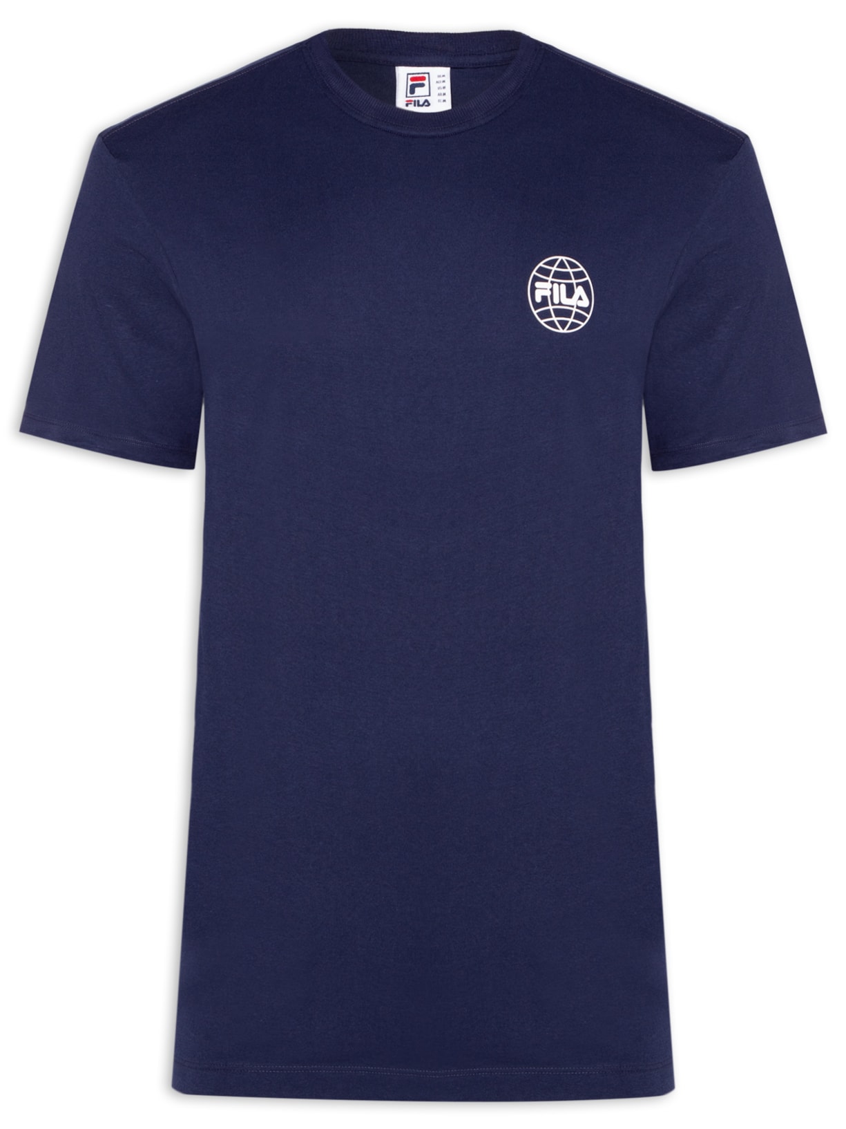 Camiseta Masculina Comfort One World - Azul