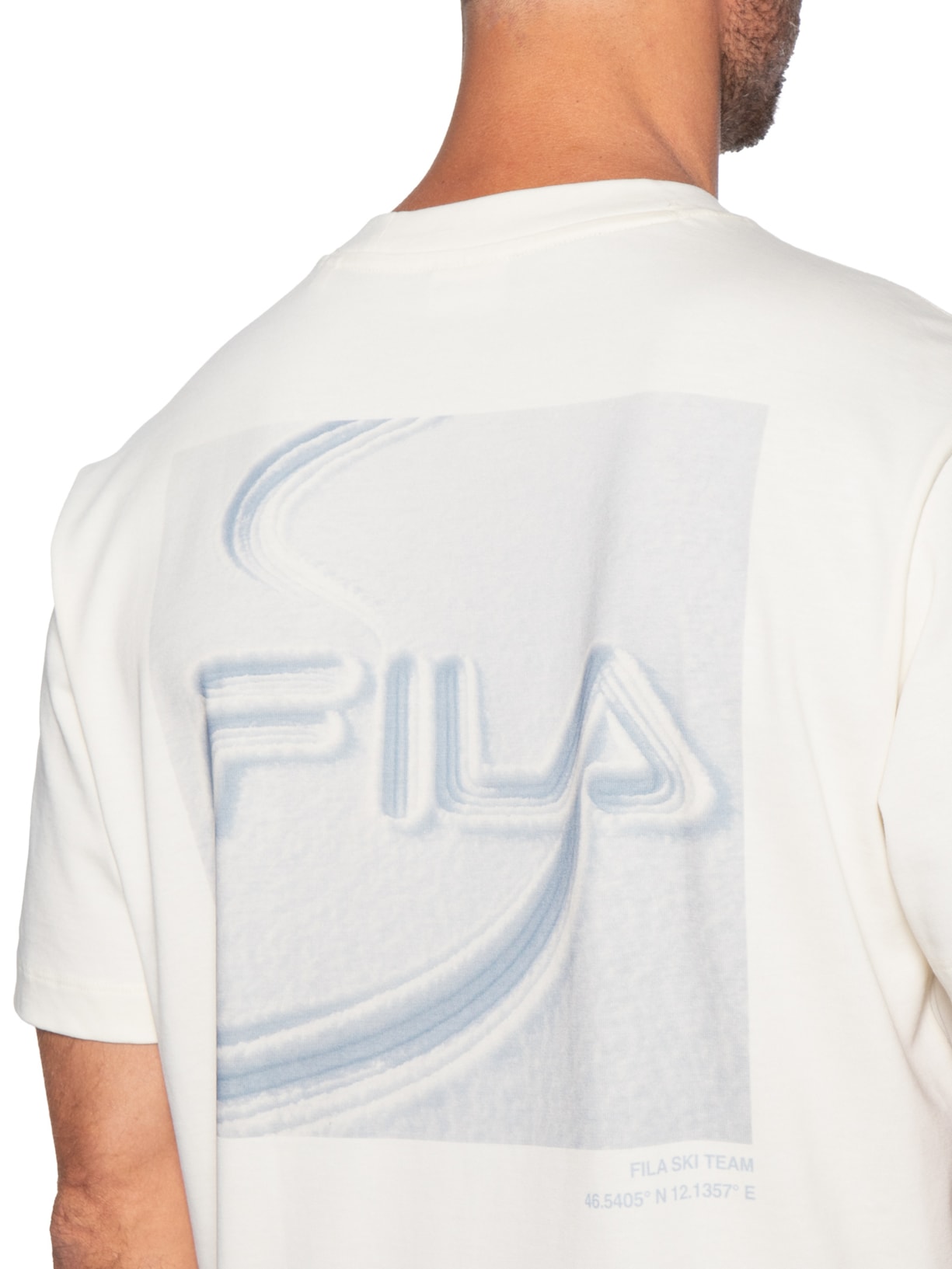 Camiseta Masculina Comfort Snow Branco Fila