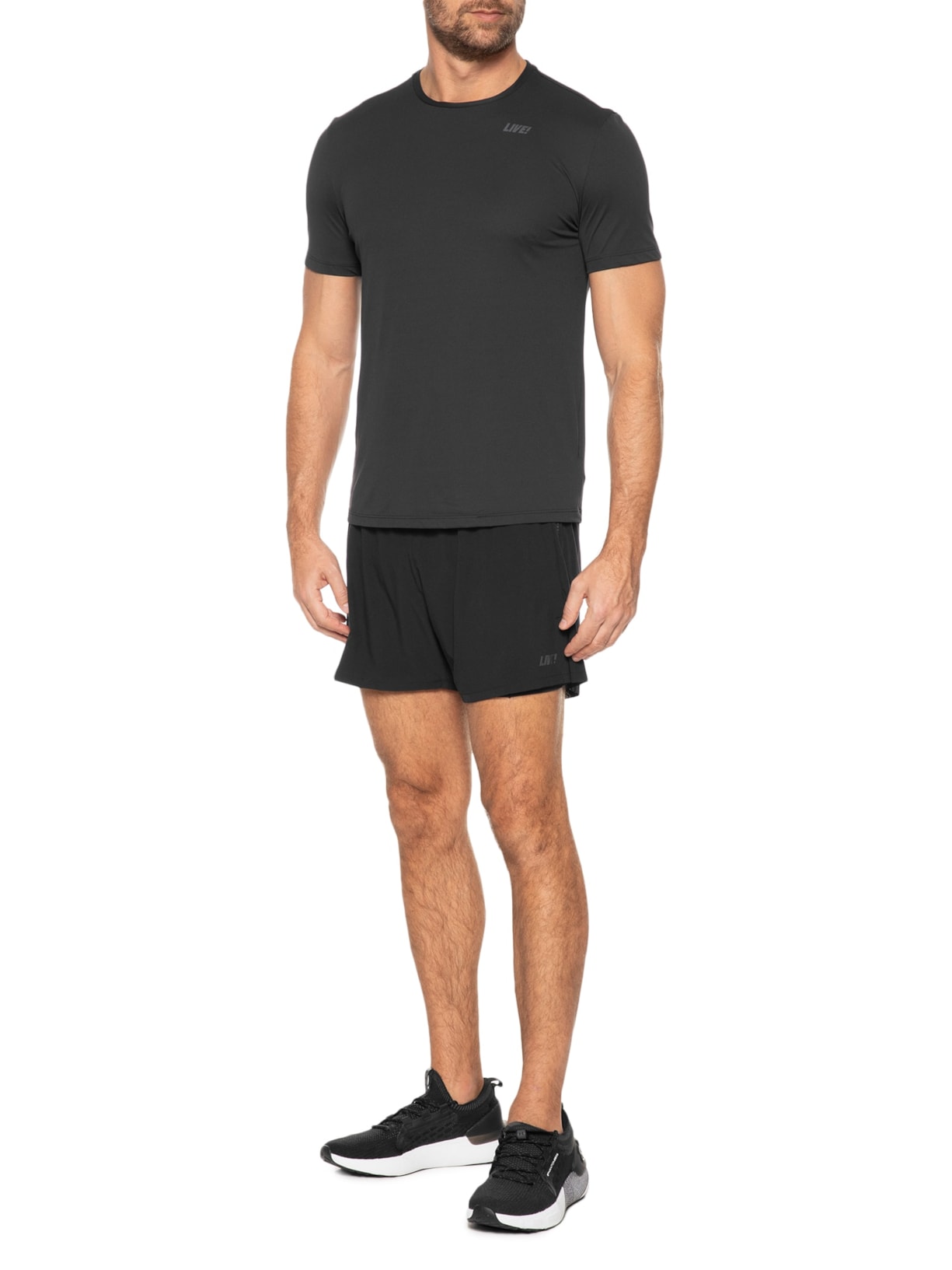 Camiseta Masculina Comfy Bio Stretch Men Preto Live!
