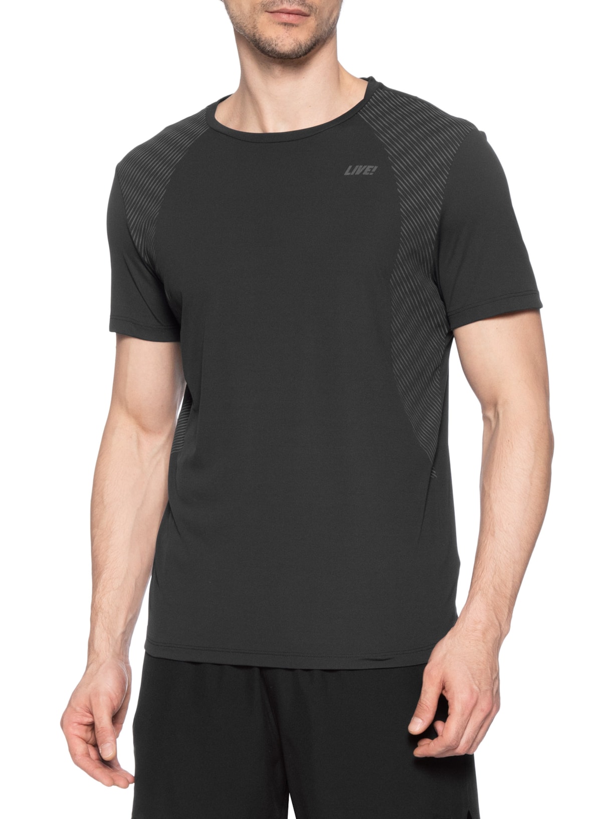 Camiseta Masculina Comfy Line Link Men Preto Live!