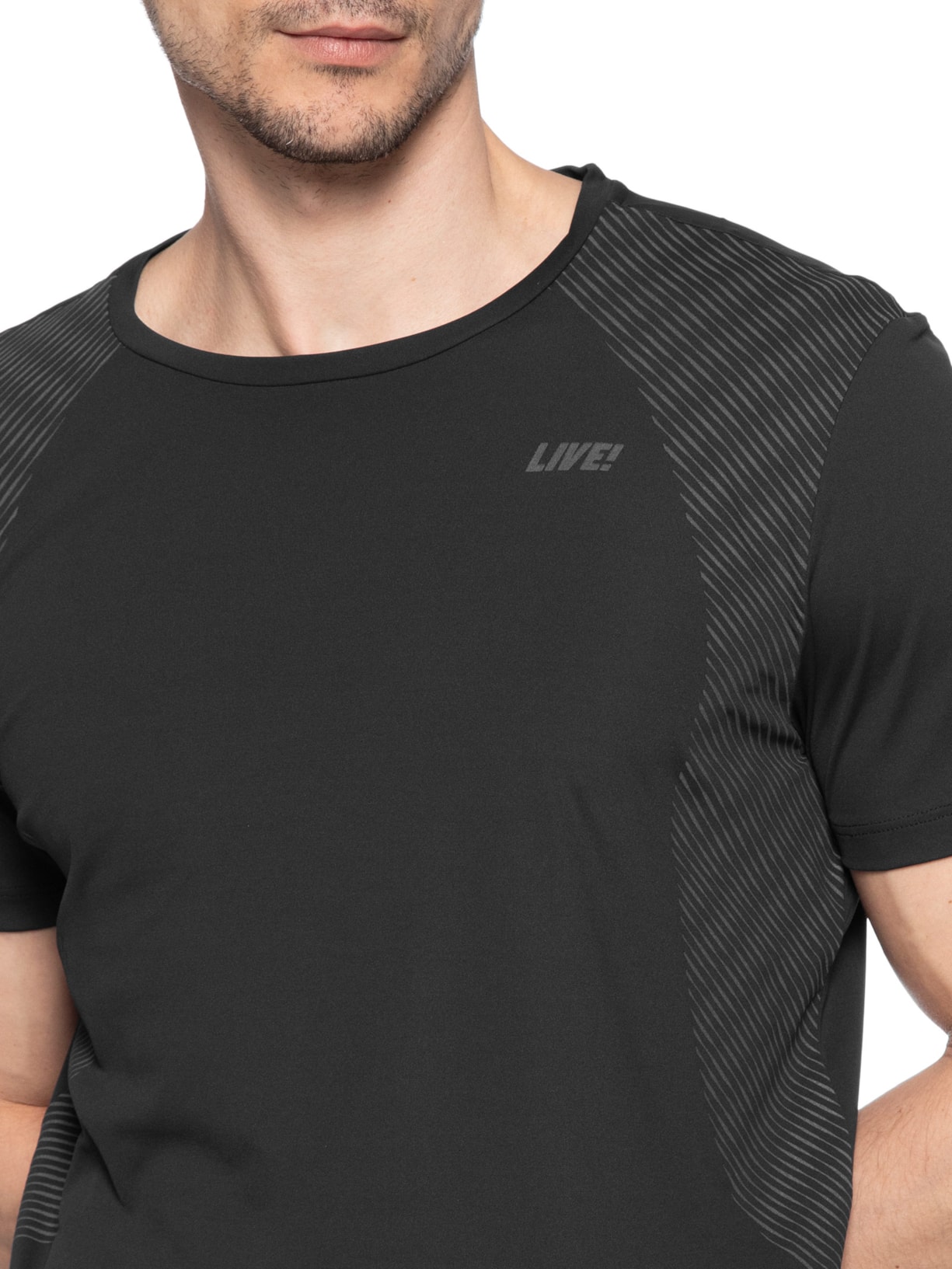 Camiseta Masculina Comfy Line Link Men Preto Live!