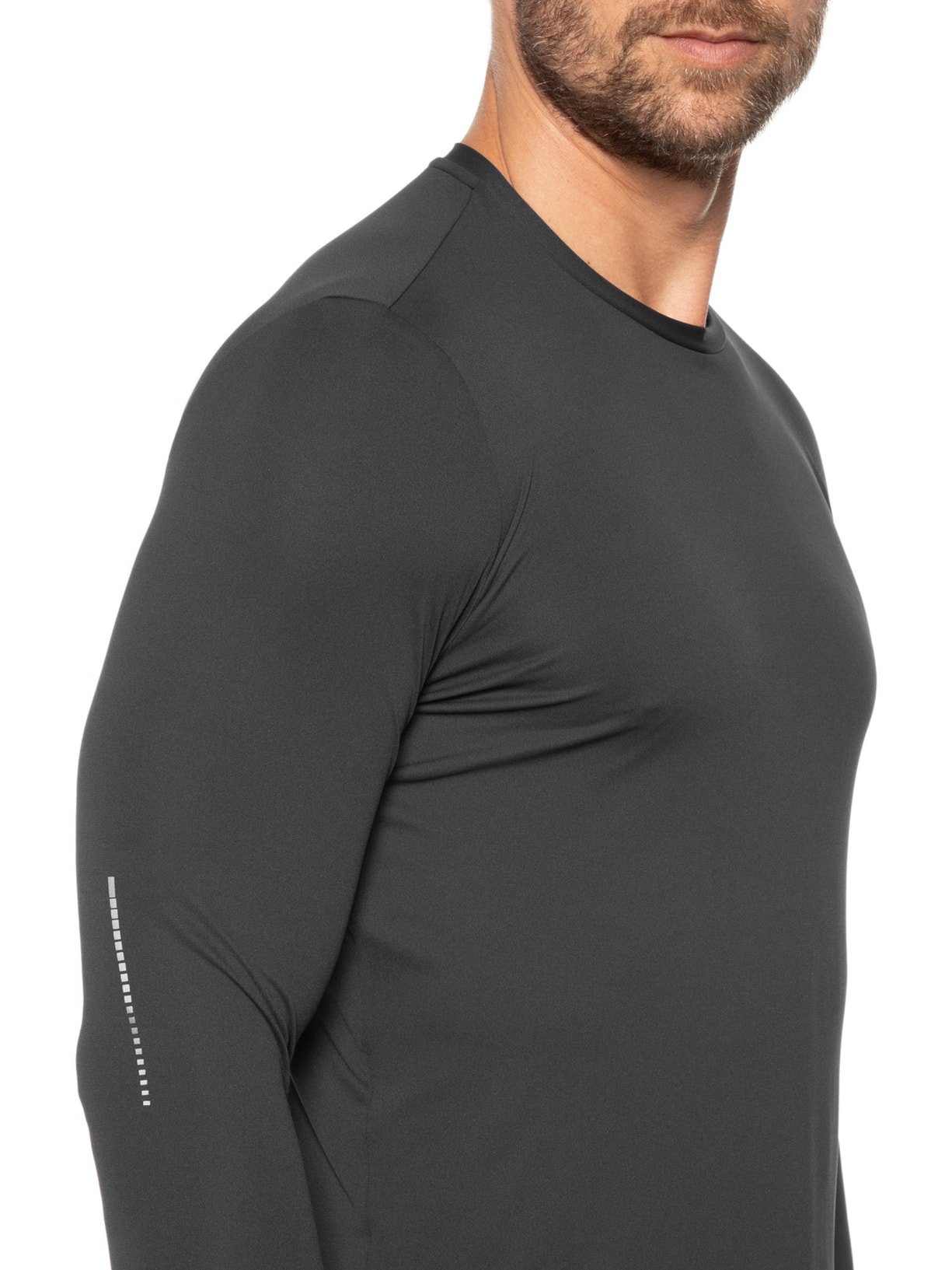 Camiseta Masculina Comfy Manga Longa Bio Men Preto Live!