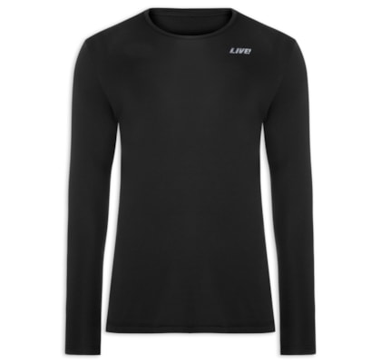 Camiseta Masculina Comfy Manga Longa Co2 Men - Preto