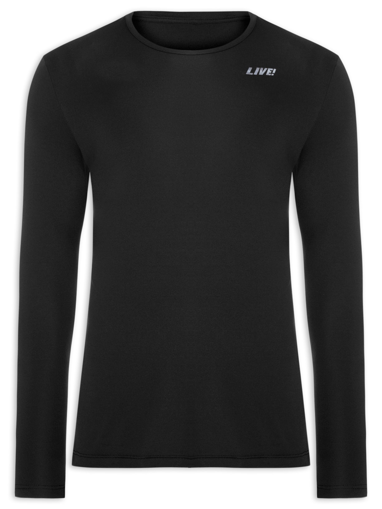 Camiseta Masculina Comfy Manga Longa Co2 Men - Preto