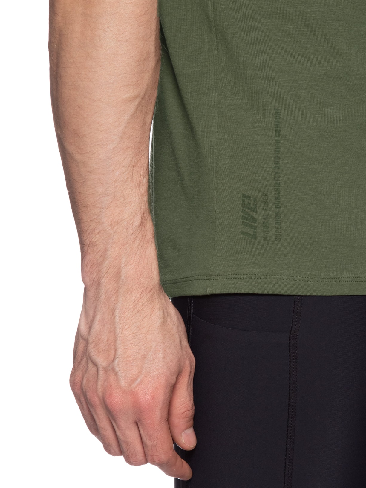 Camiseta Masculina Comfy Pima Men Verde Live!
