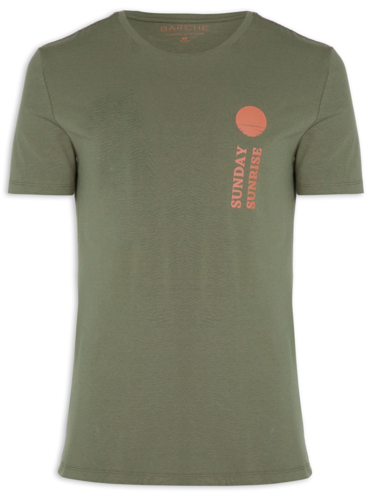 Camiseta Masculina Confort Estampada - Verde