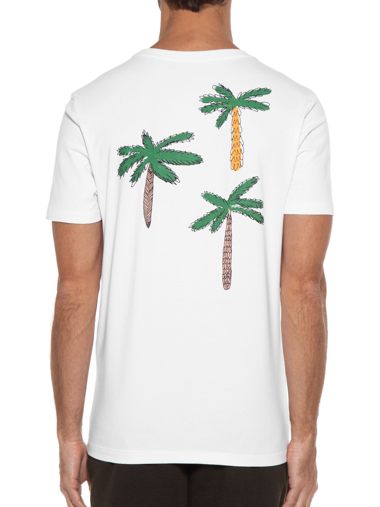 Camiseta Masculina Confort Estampado Branco Barche