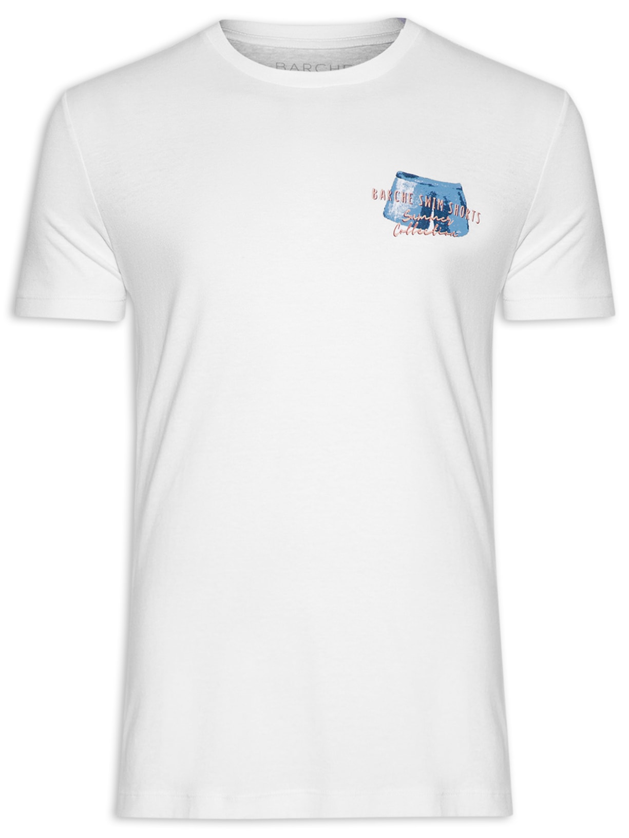 Camiseta Masculina Confort Estampado - Branco