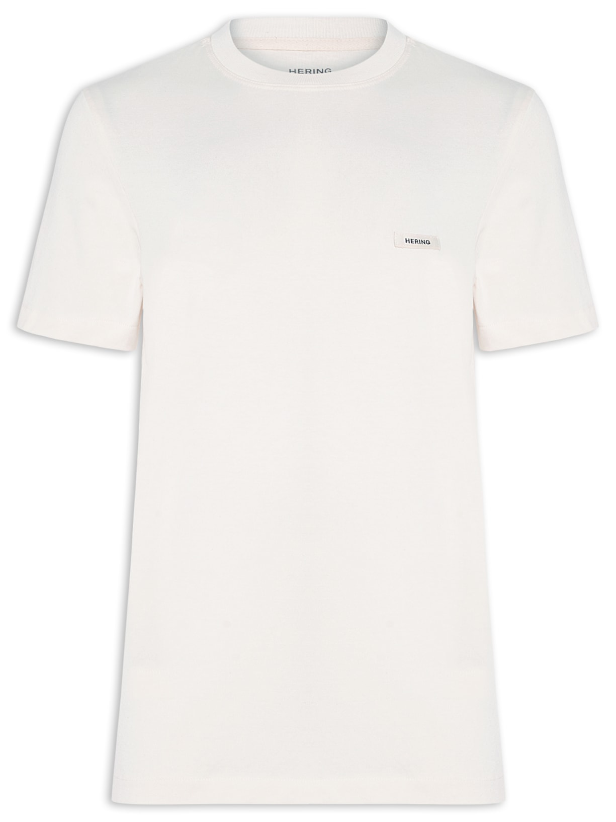 Camiseta Masculina Confort Fit Com Etiqueta Decorativa - Off White
