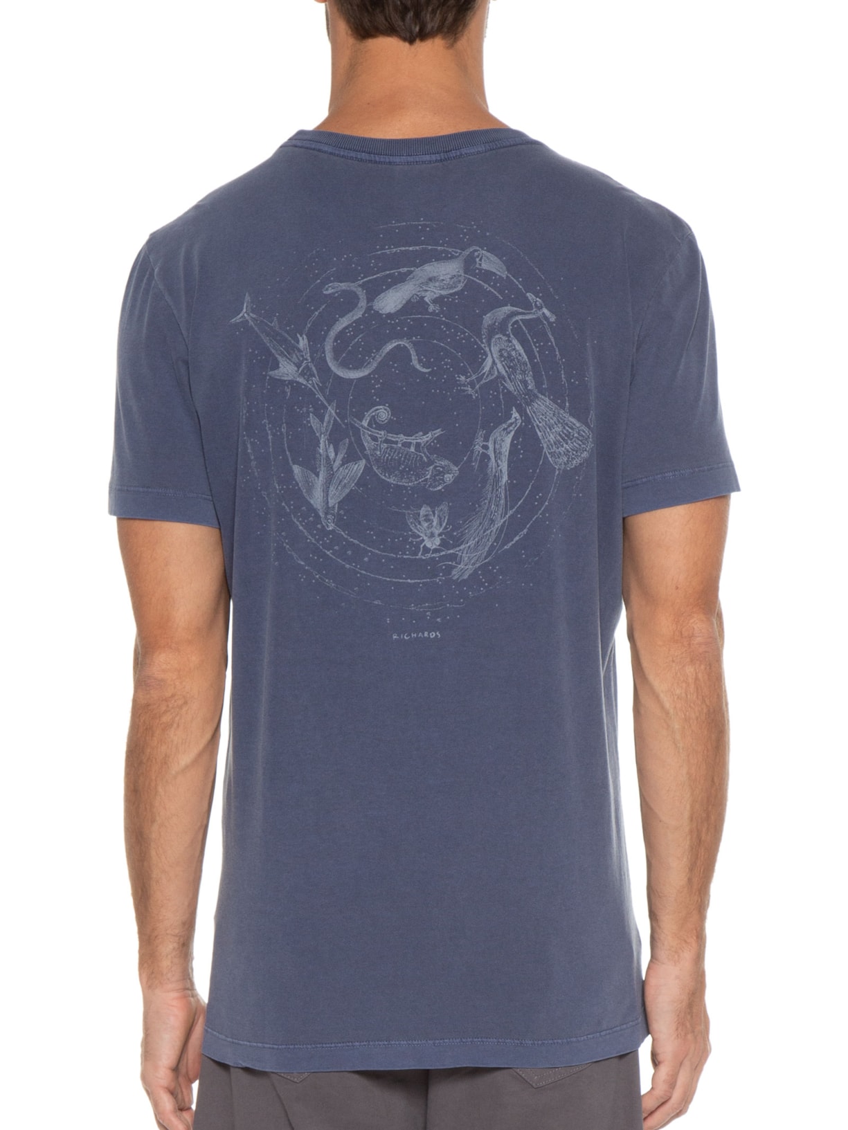 Camiseta Masculina Constelação Azul Richards