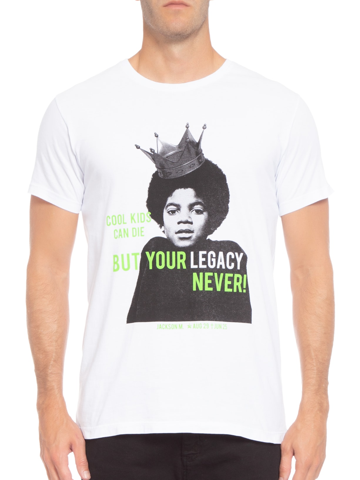 Camiseta Masculina Cool Kids Branco Purple Yellow