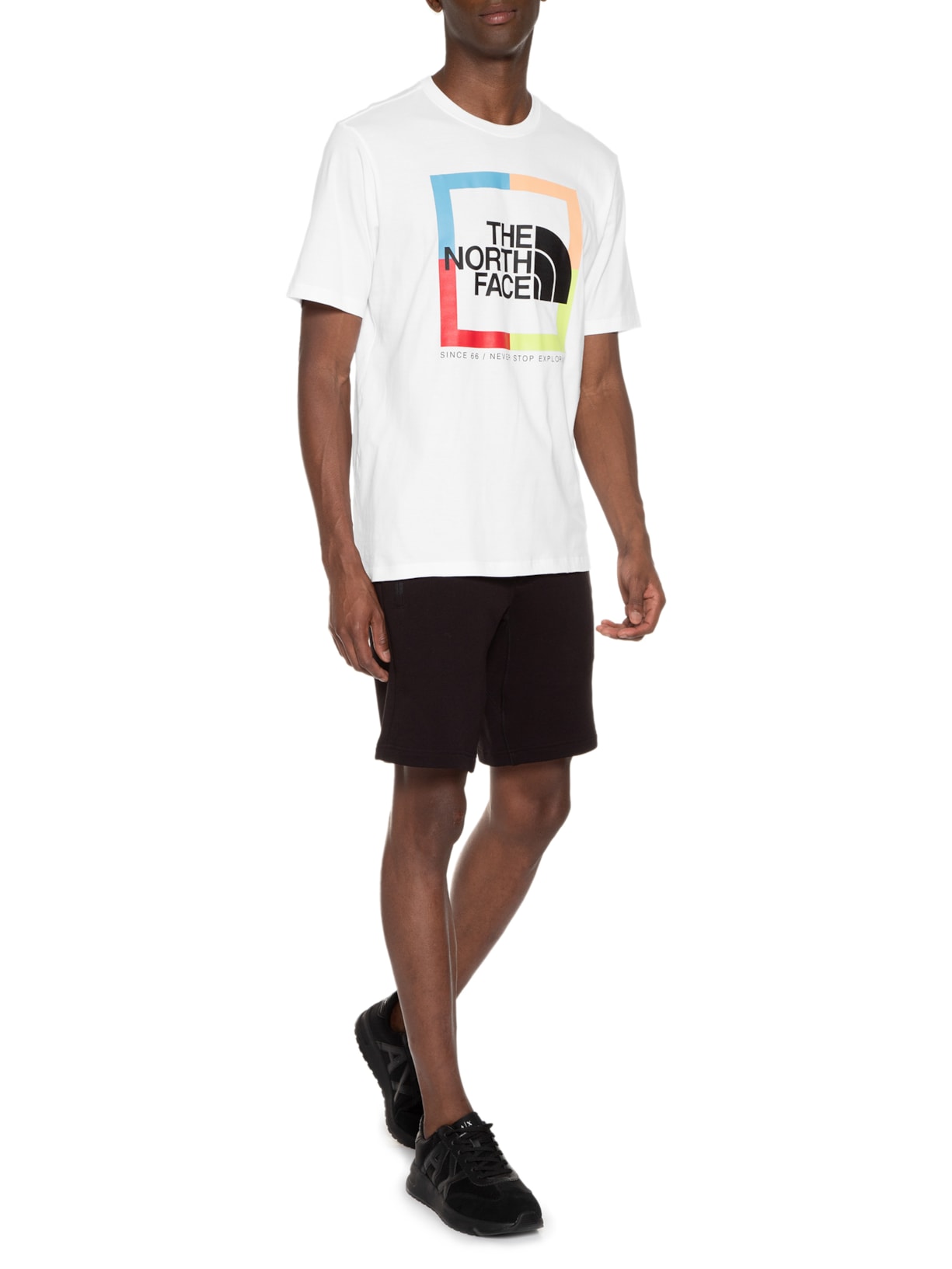 Camiseta Masculina Coordinates Branco The North Face