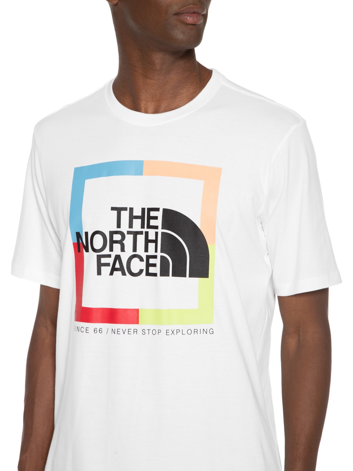 Camiseta Masculina Coordinates Branco The North Face