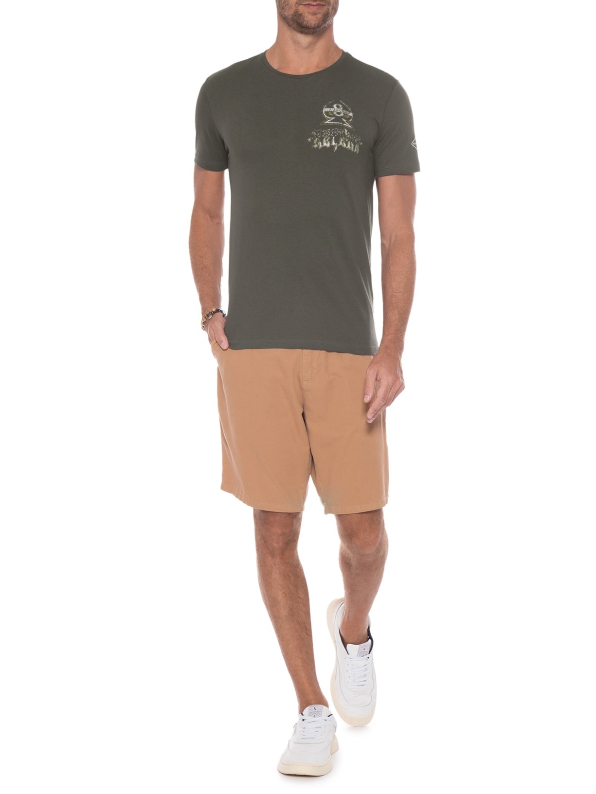 Camiseta Masculina Copas 8 Preto Replay