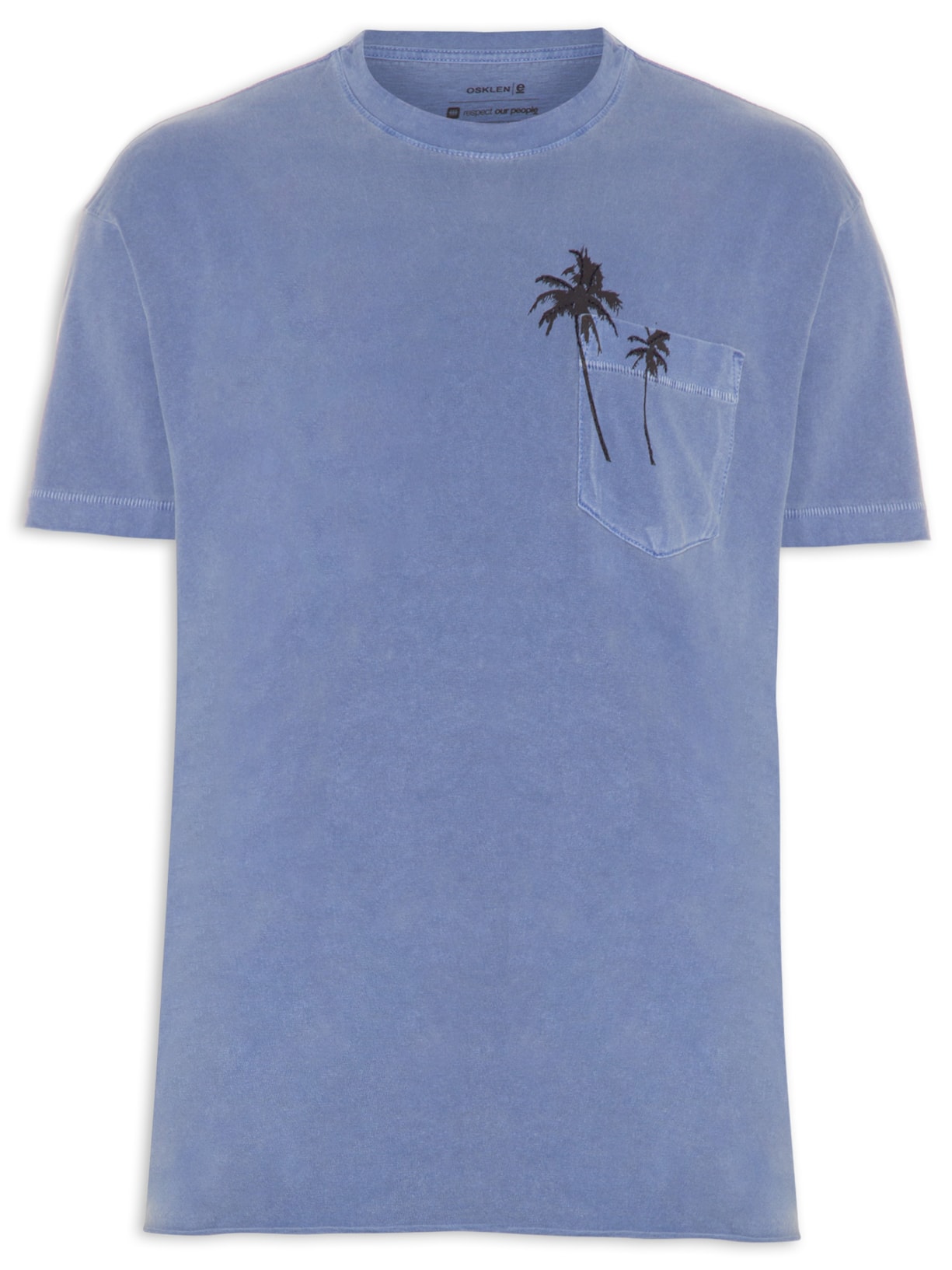 Camiseta Masculina Coqueiros - Azul