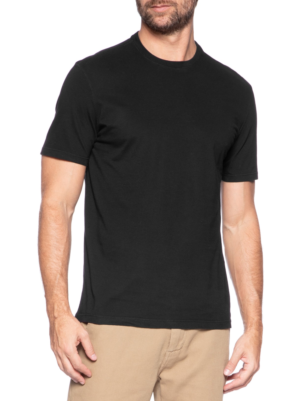 Camiseta Masculina Corações Preto Zapalla