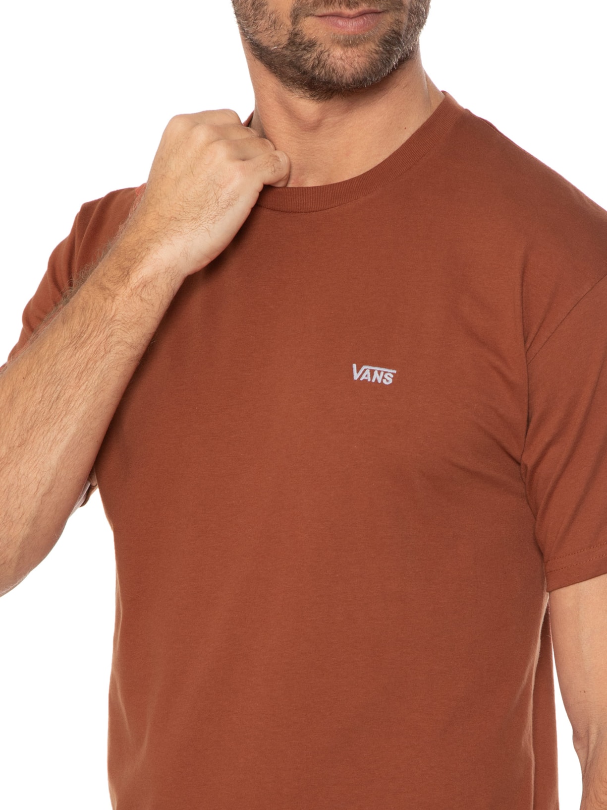 Camiseta Masculina Core Basics Tee Laranja Vans