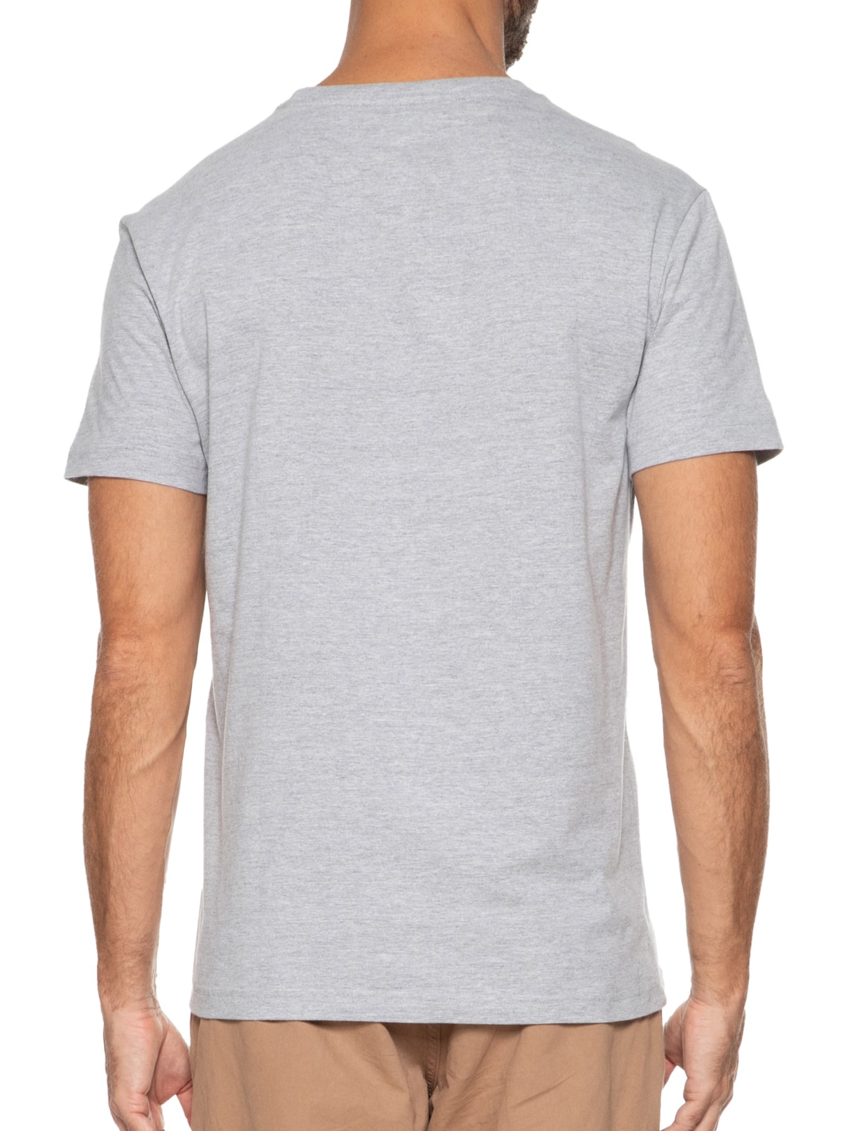 Camiseta Masculina Core Logo Tee Cinza Tommy Hilfiger