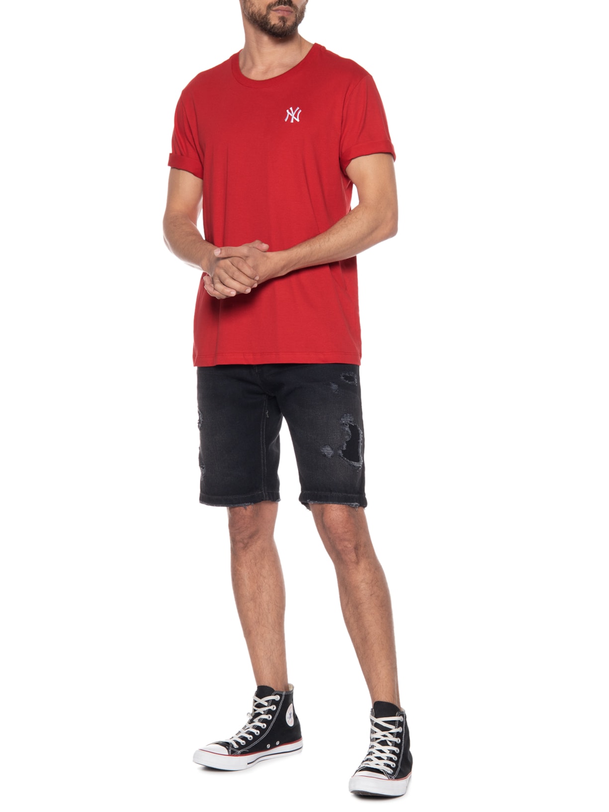 Camiseta Masculina Core Neyyan Vermelho New Era