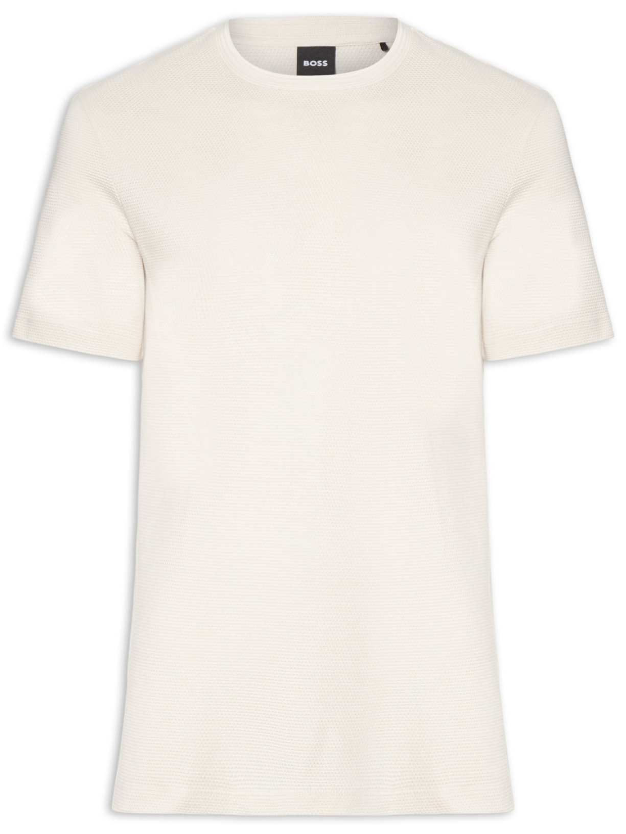 Camiseta Masculina Cotton Blend Bubble-Jacquard Tiburt 240 - Branco
