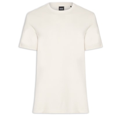 Camiseta Masculina Cotton Blend Bubble-Jacquard Tiburt 240 - Branco