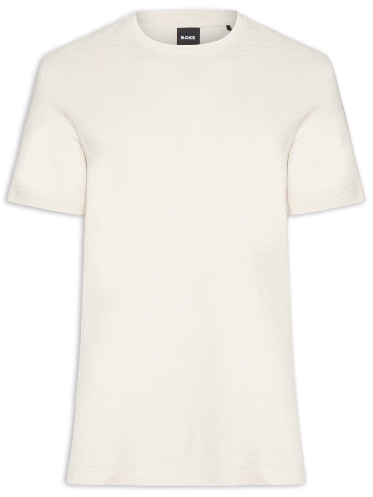 Camiseta Masculina Cotton Blend Bubble-Jacquard Tiburt 240 - Branco