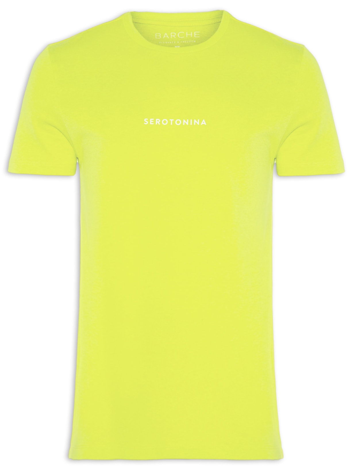 Camiseta Masculina Cotton Estampado - Amarelo