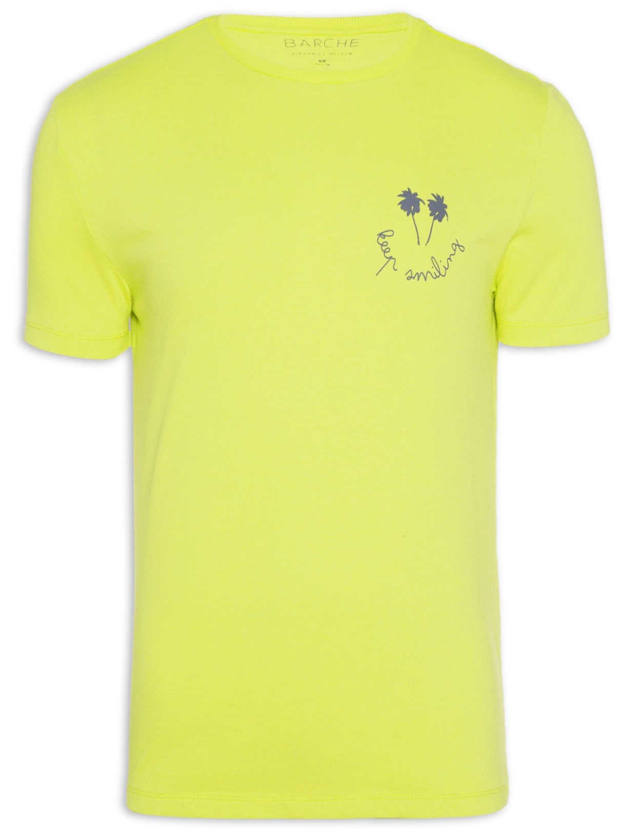 Camiseta Masculina Cotton Estampado - Verde