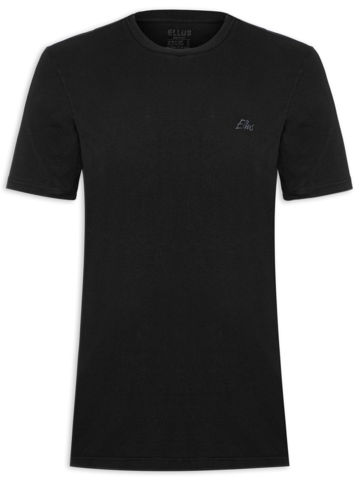 Camiseta Masculina Cotton Fine Aquarela Class - Preto
