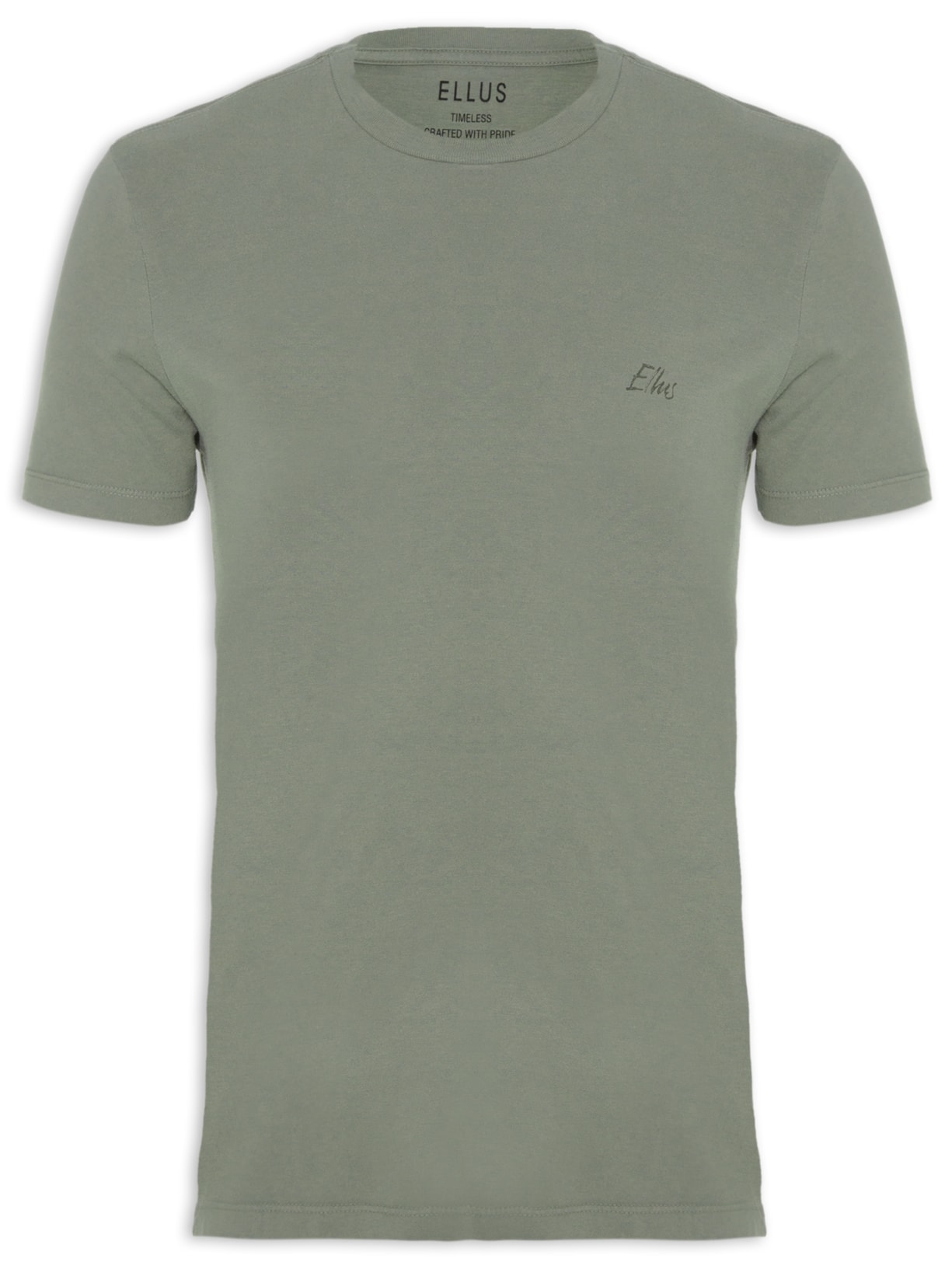 Camiseta Masculina Cotton Fine Aquarela Classic Manga Curta - Cinza