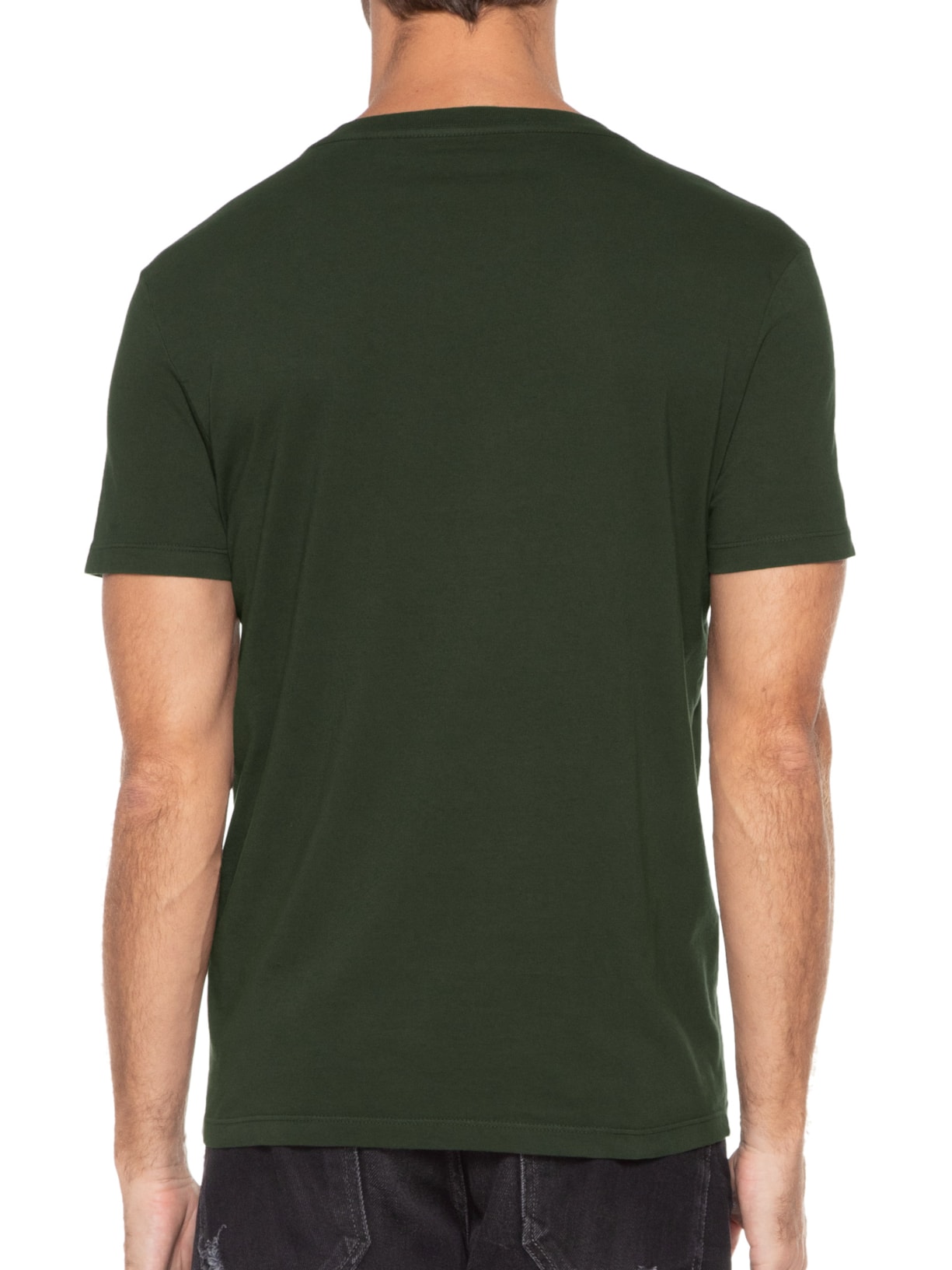 Camiseta Masculina Cotton Fine Aquarela Classic Manga Curta Verde Ellus