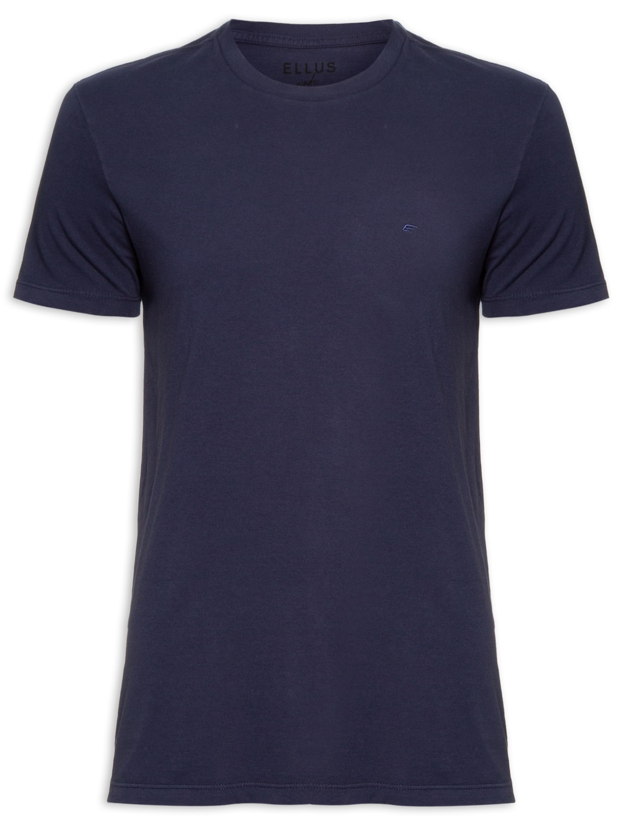 Camiseta Masculina Cotton Fine Easa Classic - Azul