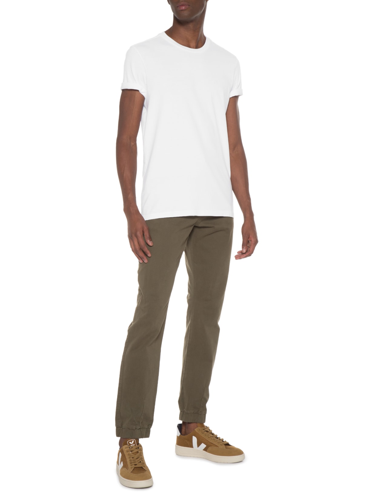 Camiseta Masculina Cotton Fine Easa Classic Branco Ellus