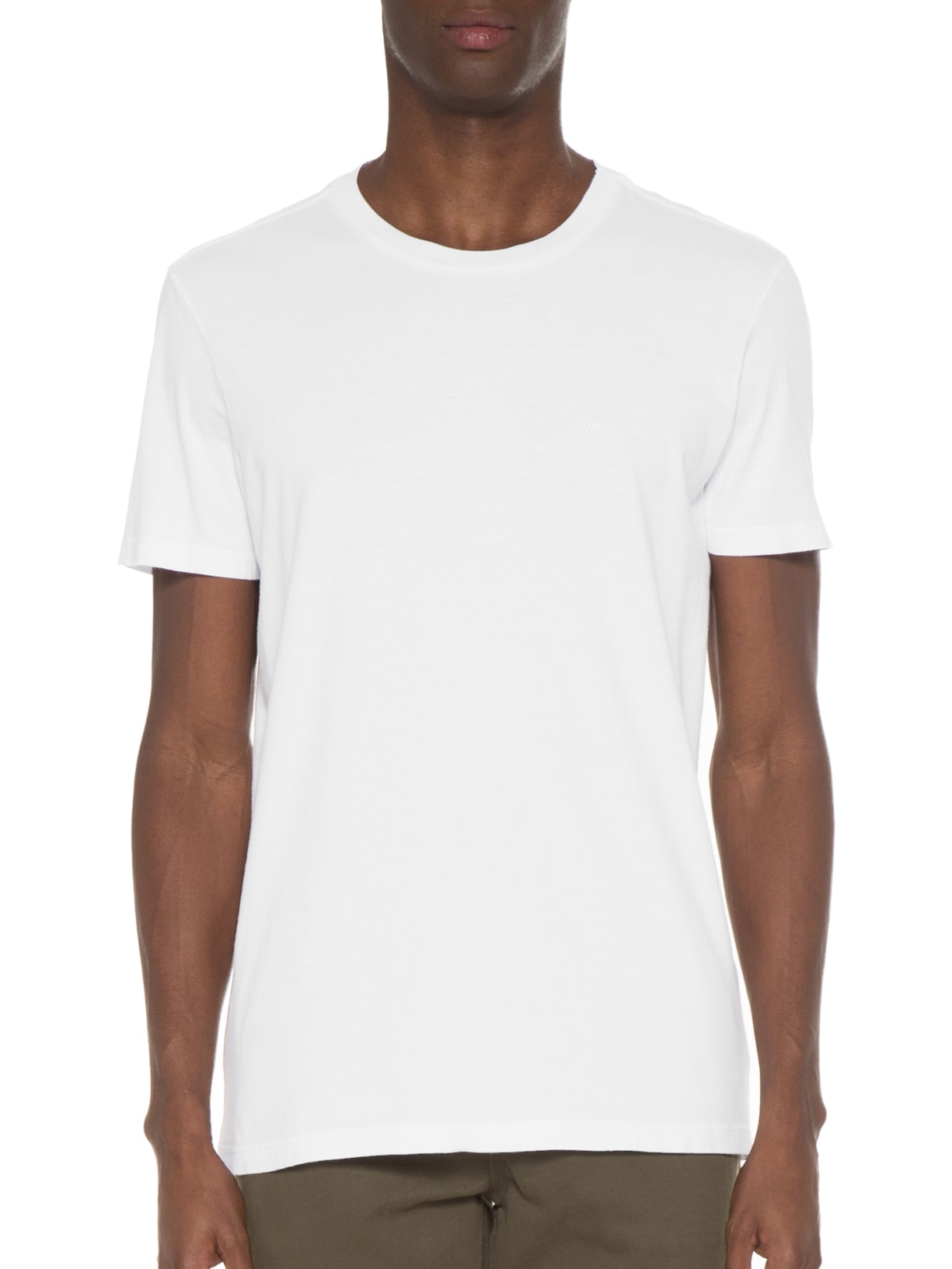 Camiseta Masculina Cotton Fine Easa Classic Branco Ellus