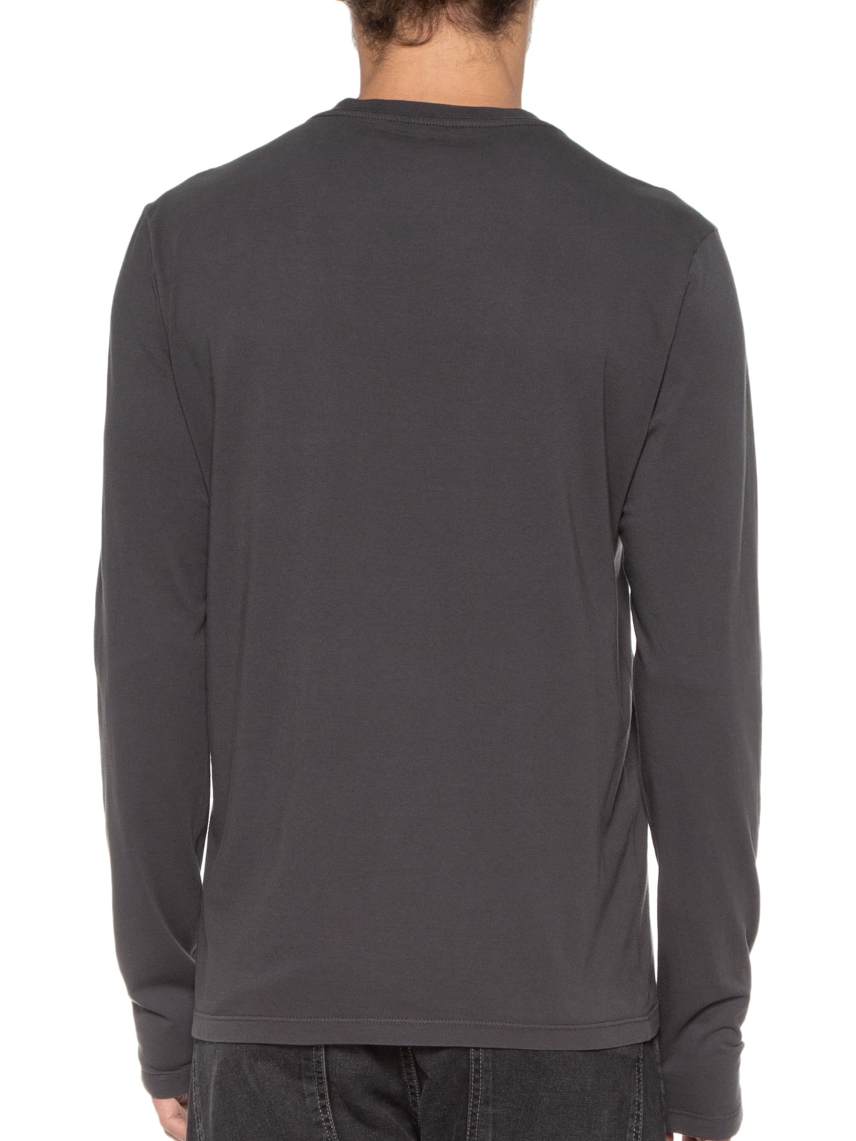 Camiseta Masculina Cotton Fine Easa Classic Malha Longa Preto Ellus