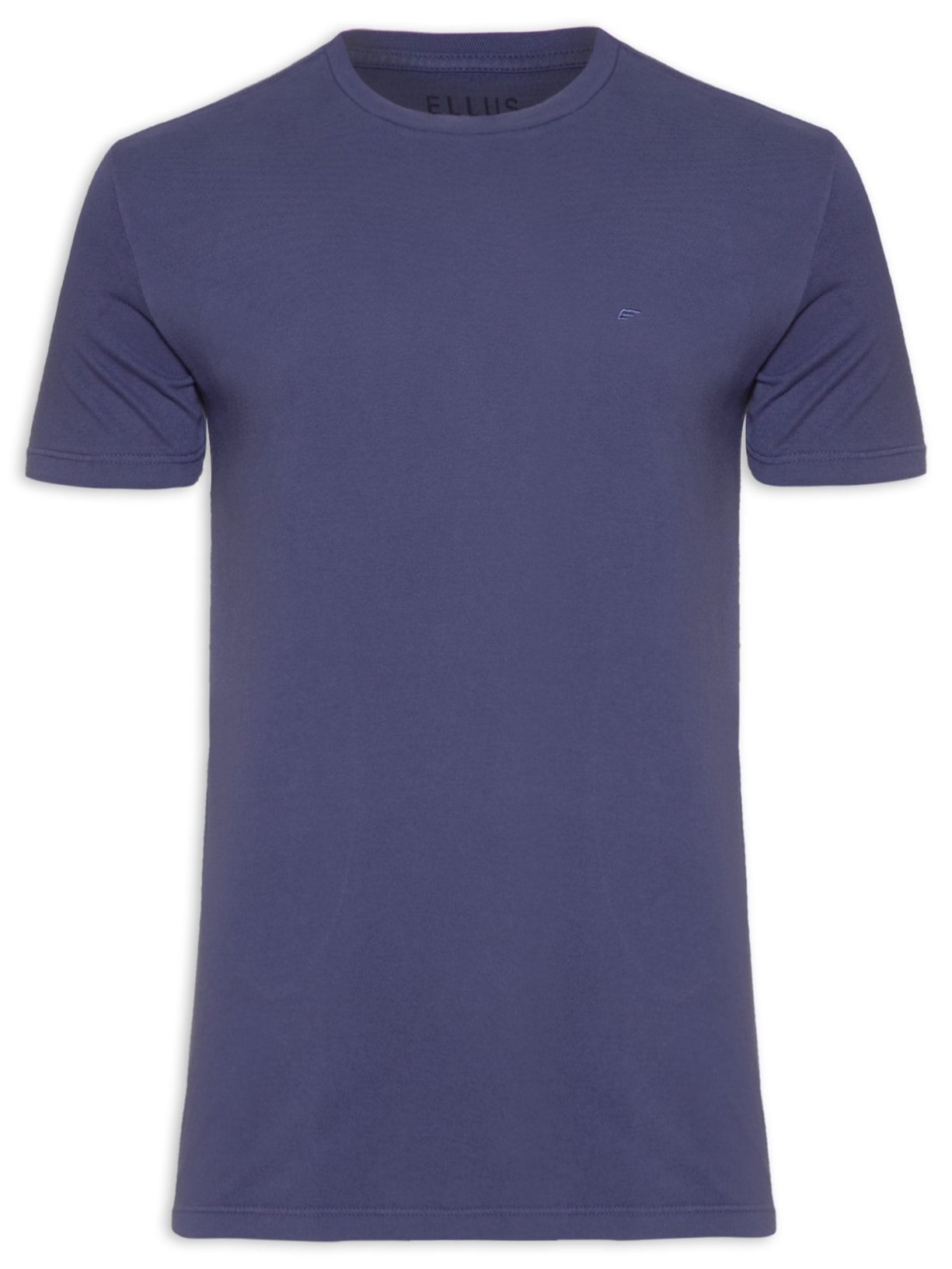 Camiseta Masculina Cotton Fine Easa Classic Manga Curta - Azul
