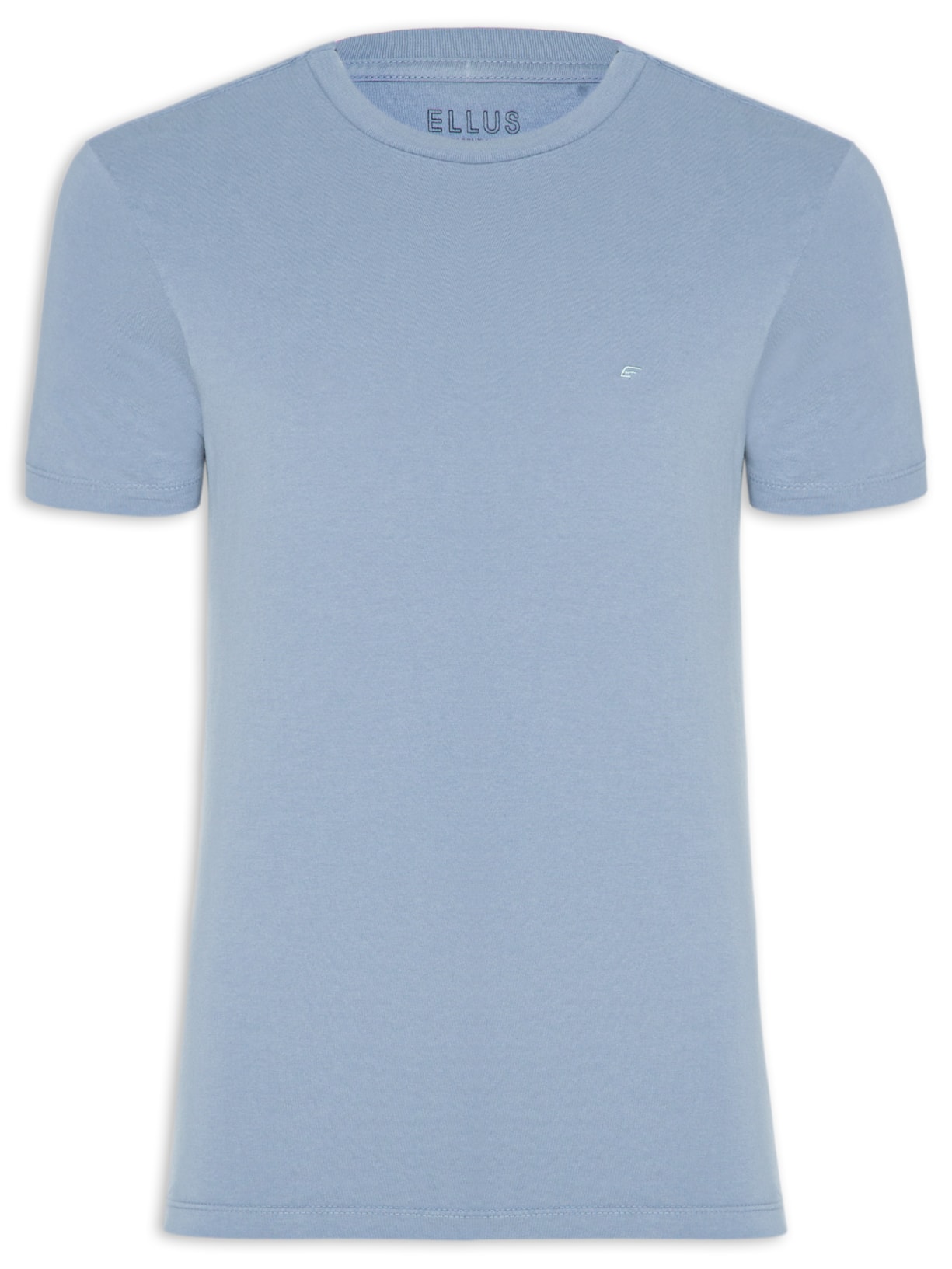 Camiseta Masculina Cotton Fine Easa Classic Manga Curta - Azul