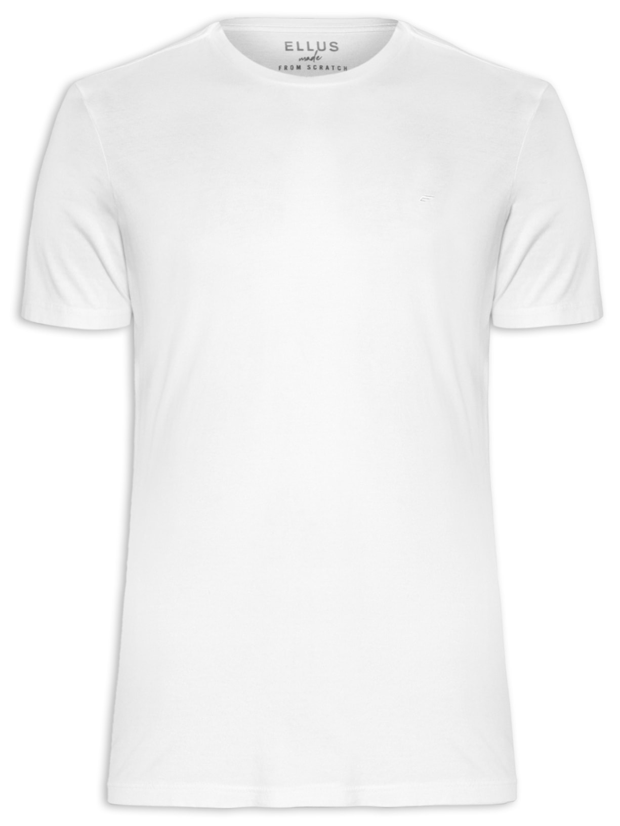 Camiseta Masculina Cotton Fine Easa Classic Manga Curta - Branco