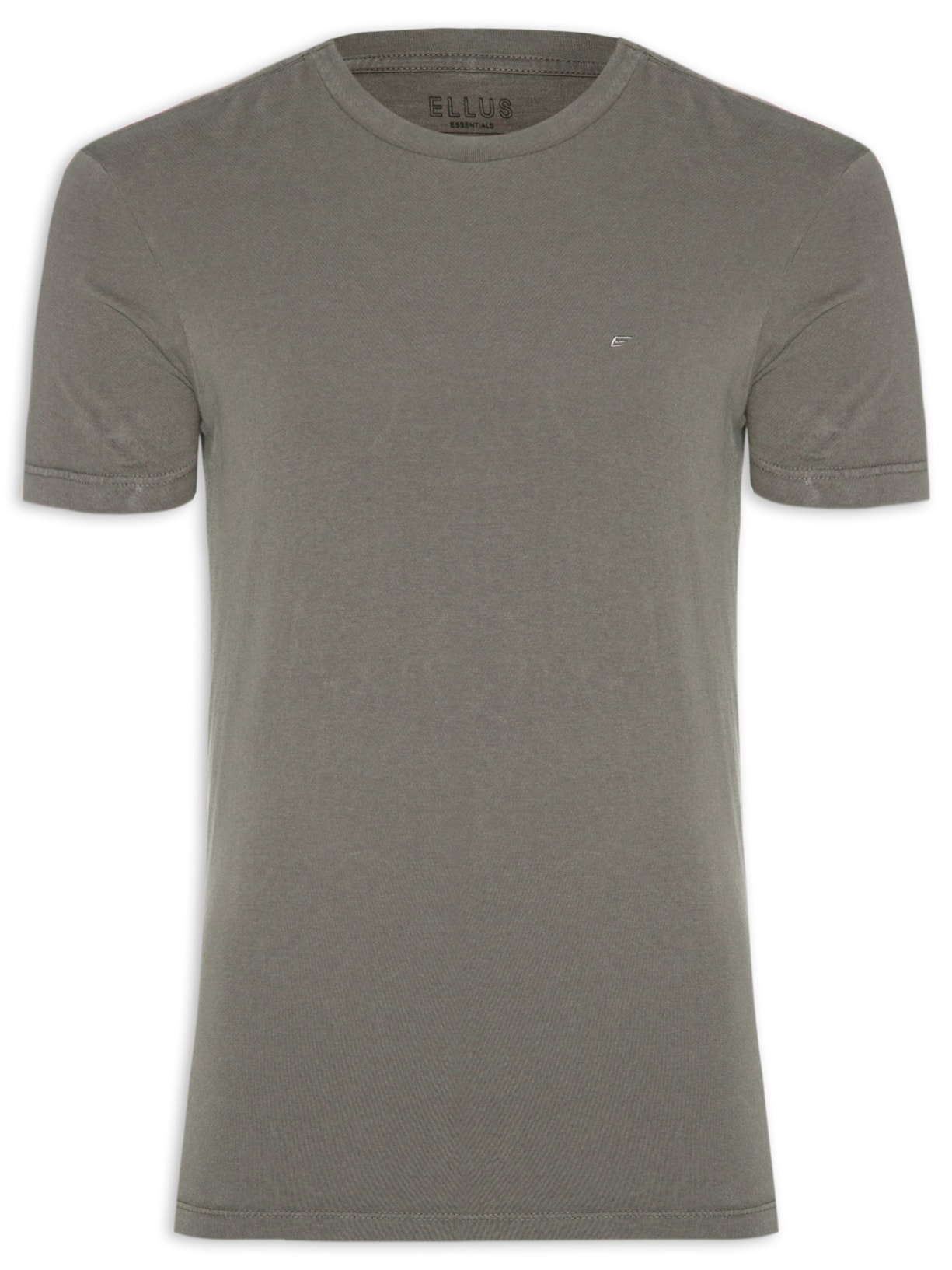 Camiseta Masculina Cotton Fine Easa Classic Manga Curta - Cinza