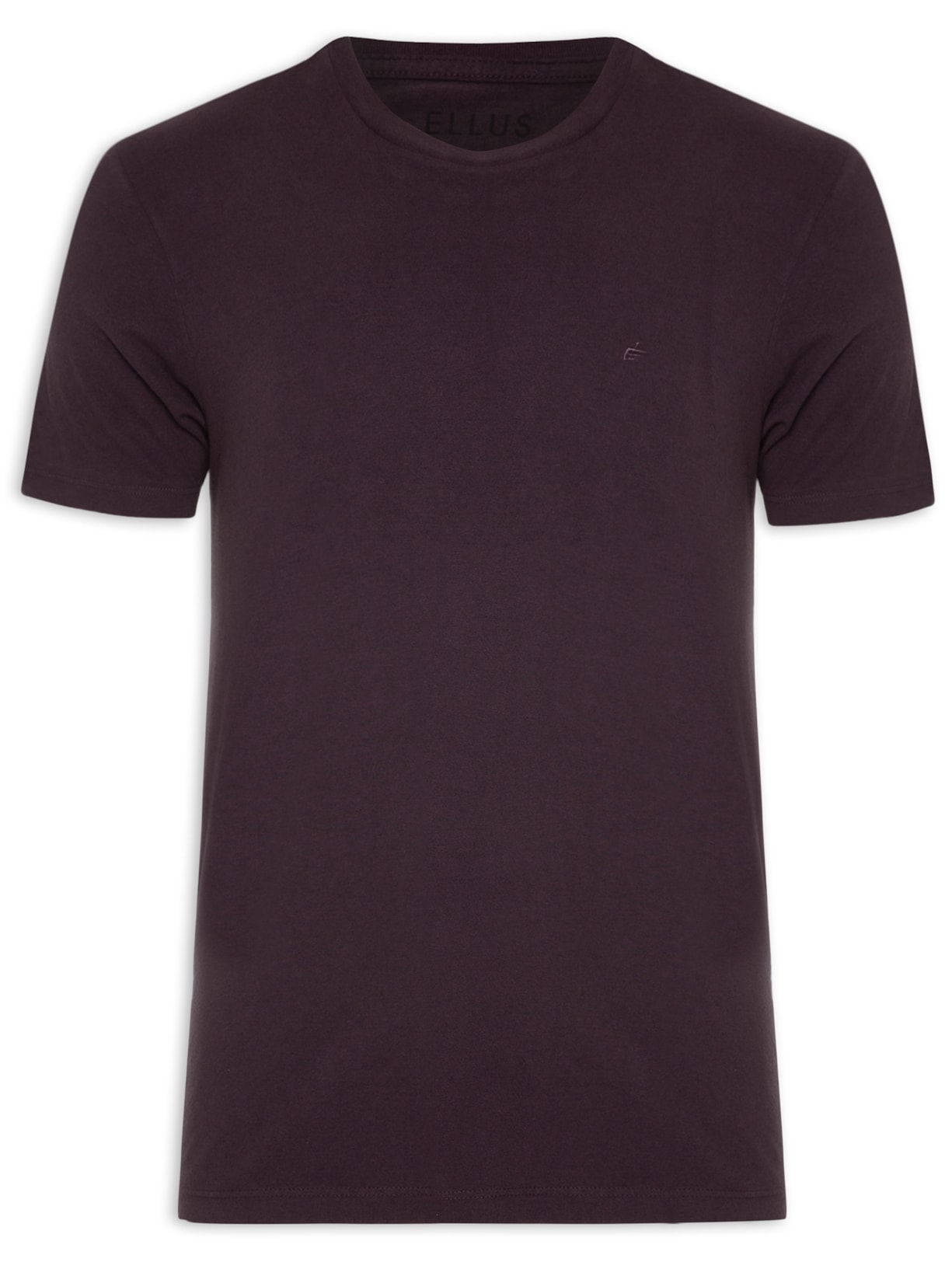 Camiseta Masculina Cotton Fine Easa Classic Manga Curta - Marrom