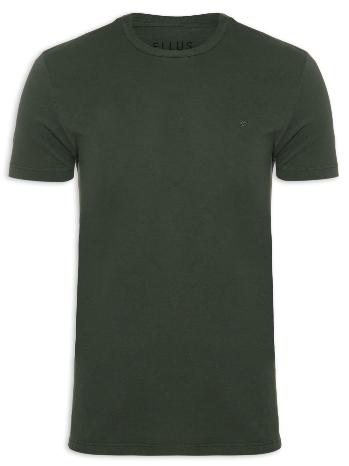 Camiseta Masculina Cotton Fine Easa Classic Manga Curta - Verde