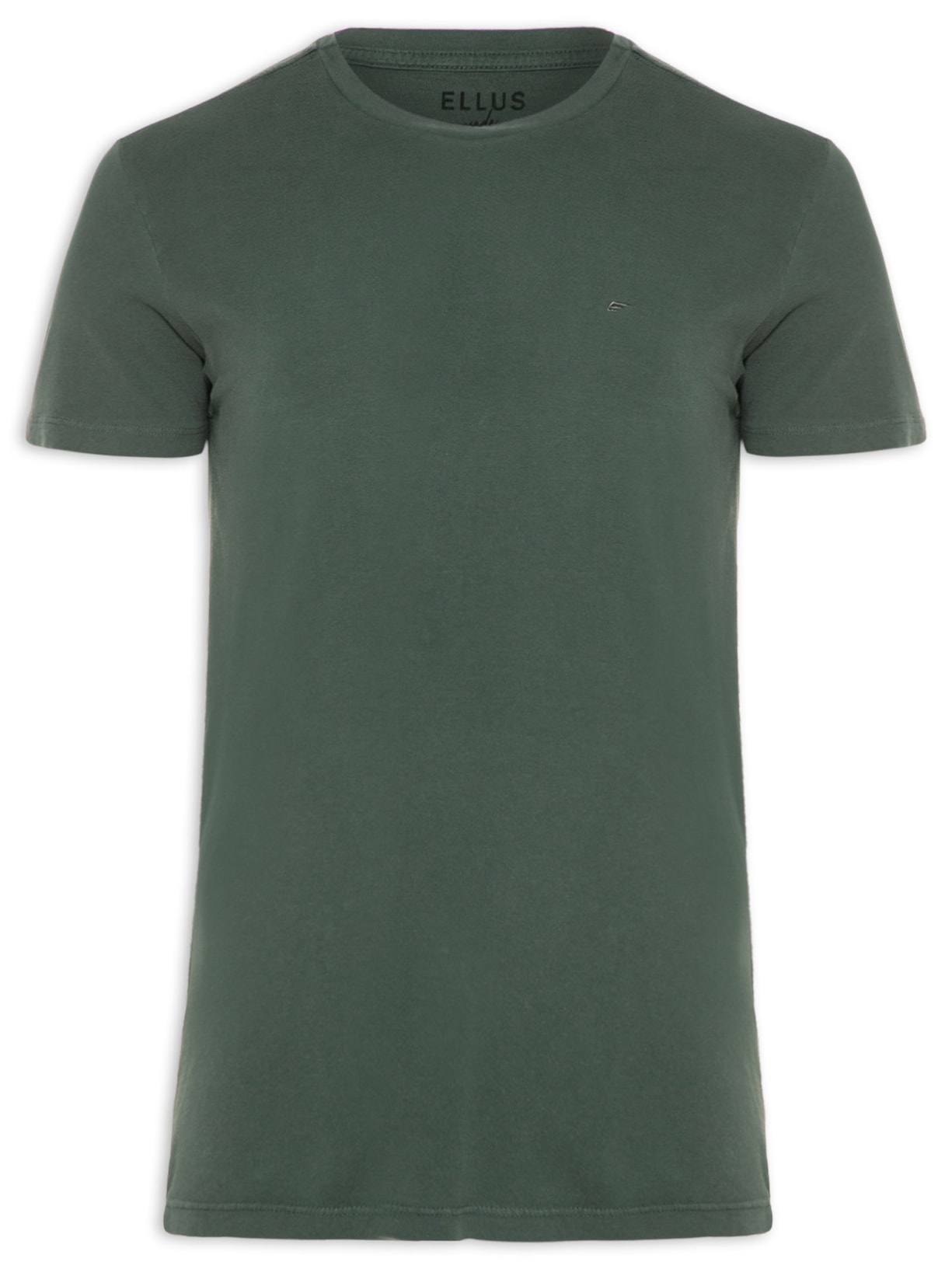 Camiseta Masculina Cotton Fine Easa Classic Manga Curta - Verde
