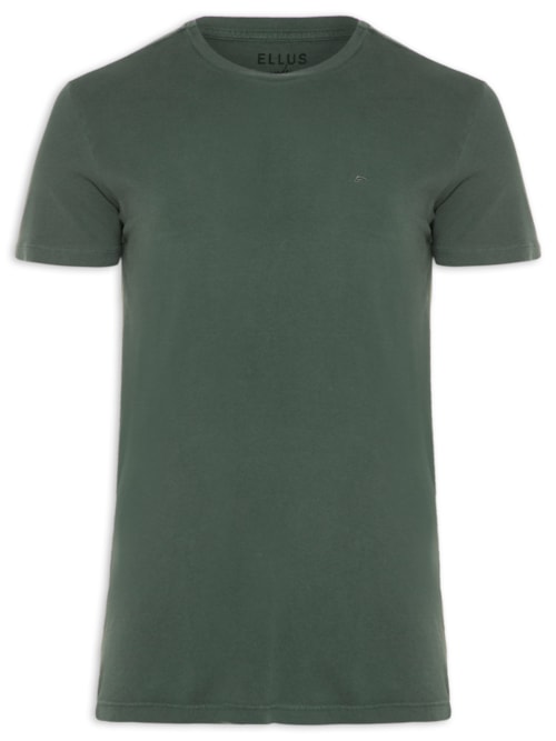 Camiseta Masculina Cotton Fine Easa Classic Manga Curta - Verde